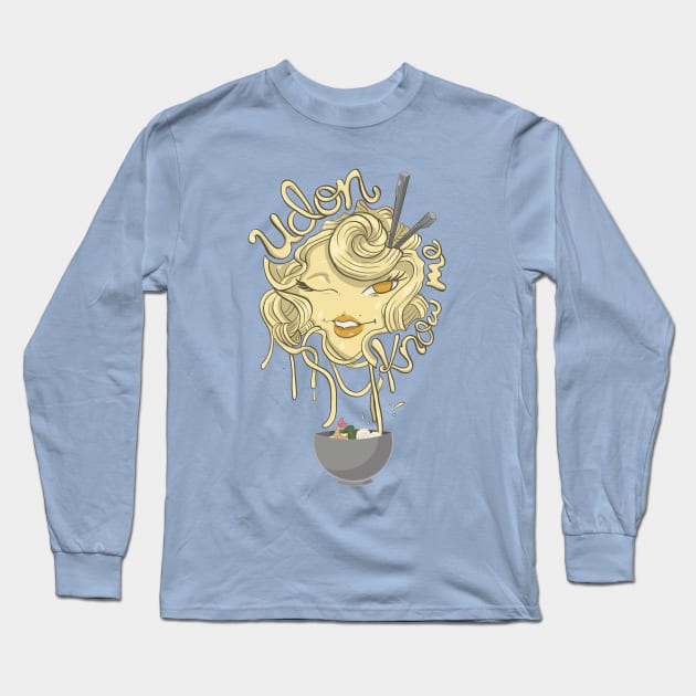 Udon Know Me Long Sleeve T-Shirt by Graywolfestudios